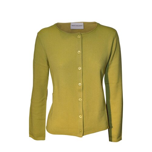 Cashmere-Jacke in Pistazien-Gr&uuml;n