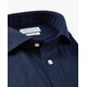 Hemd Cutaway aus Cotton u. Leinen in Navy