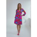Kleid "Dare you" in Hellblau/Koralle