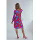 Kleid "Dare you" in Hellblau/Koralle
