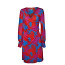 Kleid "Dare you" in Hellblau/Koralle