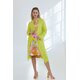 Kleid "Ester new" in Pink/Peach/Pistazie
