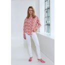 Bluse "Aron Teodora" in Korall/Pistazie