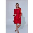 Gehrock "Coraly" aus Seide in Korallrot/ Mandarin 38