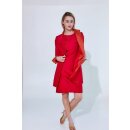 Gehrock "Coraly" aus Seide in Korallrot/ Mandarin 38