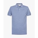 Polo-Shirt aus Cotton-Piquee in Mittel-Blau