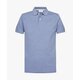 Polo-Shirt aus Cotton-Piquee in Mittel-Blau
