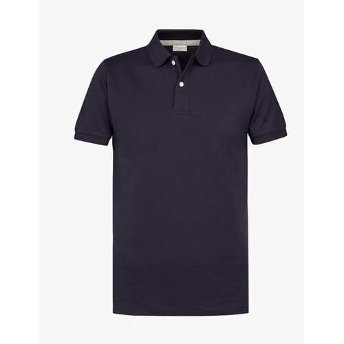 Polo-Shirt aus Cotton-Piquee in Navy