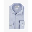 Hemd aus Leinen/Slim-Fit in Blau