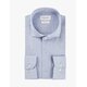 Hemd aus Leinen/Slim-Fit in Blau