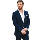 Baumwoll-Jackett  in Tintenblau