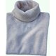 Rollkragen-Pullover aus Cashmere in Beige-Melange XL