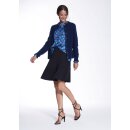 Bluse "Odetta" aus Viskose in Navy/Azur