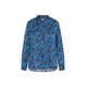 Bluse "Odetta" aus Viskose in Navy/Azur