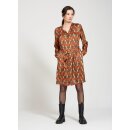 Kleid "Sedona" in Oliv/Gold-T&ouml;nen