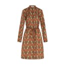 Kleid "Sedona" in Oliv/Gold-T&ouml;nen