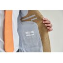 Jackett "Philipp" aus Tweed in Messing mit Curry-Farbenem Fenster-Karo