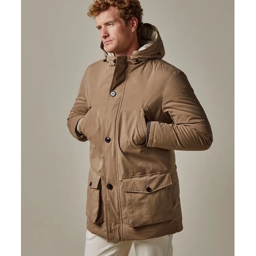 Daunen-Jacke "Taupe"