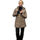 Stepp-Mantel "Teslin" in Beige/Champagne