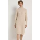 Kleid im Rippen-Muster in Sahara-Melange