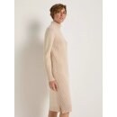 Kleid im Rippen-Muster in Sahara-Melange