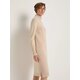 Kleid im Rippen-Muster in Sahara-Melange
