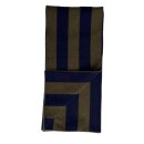 College Schal aus Cashmere-Doubleface in Military Green/...