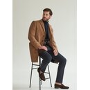Chesterfield Mantel "Theo" aus Moleskin in Camel