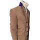 Chesterfield Mantel "Theo" aus Moleskin in Camel