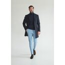 Chesterfield Mantel "Markus" aus Moleskin in Navy