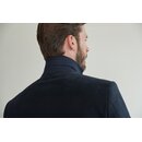 Chesterfield Mantel "Markus" aus Moleskin in Navy