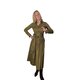 Hemdblusen-Kleid "Cosi" in Oliv-Gr&uuml;n aus Cotton-Twill