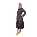 Hemdblusen-Kleid "Cosi" aus Soft-Flannel in Taupe