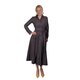 Hemdblusen-Kleid "Cosi" aus Soft-Flannel in Taupe