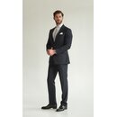 Anzug "James" in Midnight-Blue aus Tropical...
