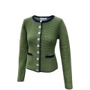 Cardigan aus Cashmere in Moos-Gr&uuml;n/ Blau links/links...