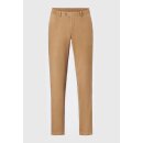 Chino "Trento" in Slim Fit aus Moleskin/ Camel