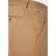 Chino "Trento" in Slim Fit aus Moleskin/ Camel