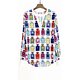 Bluse "Blackberry" im Tunika-Stil in Multi-Color