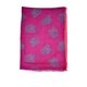 Wollschal "Flori" in Fuchsia/Grau