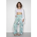 Hose "Go for it!" im Digital-Print   Mint/Creme