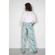Hose "Go for it!" im Digital-Print   Mint/Creme