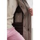 Mantel "Outerwear Magn. Closure" in Taupe
