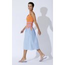 Kleid "Lazika"  mit Orangefarbener Bord&uuml;re