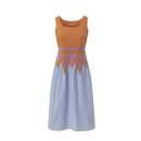 Kleid "Lazika"  mit Orangefarbener Bord&uuml;re