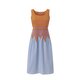 Kleid "Lazika"  mit Orangefarbener Bord&uuml;re
