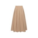 Rock "Kylie" aus Cotton u. Elasthan in Camel
