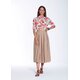 Rock "Kylie" aus Cotton u. Elasthan in Camel