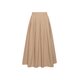 Rock "Kylie" aus Cotton u. Elasthan in Camel