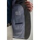 Jackett "Caspar" aus Leinen u. Wolle in Taupe/ Navy